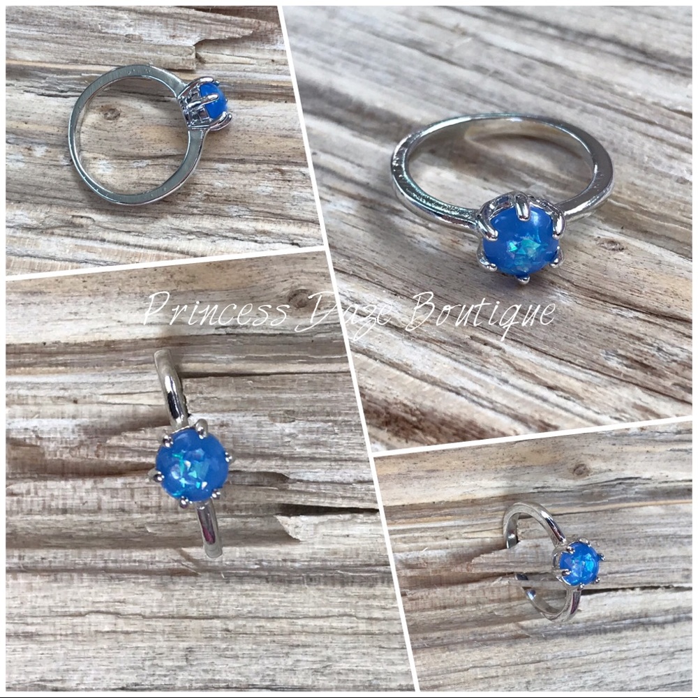 Blue Opal Ring‎